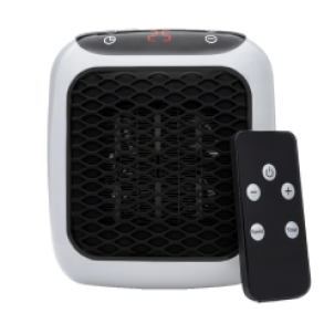 VelaWarm compact heater and remote control